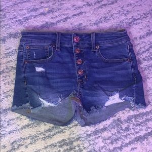american eagle jean shorts